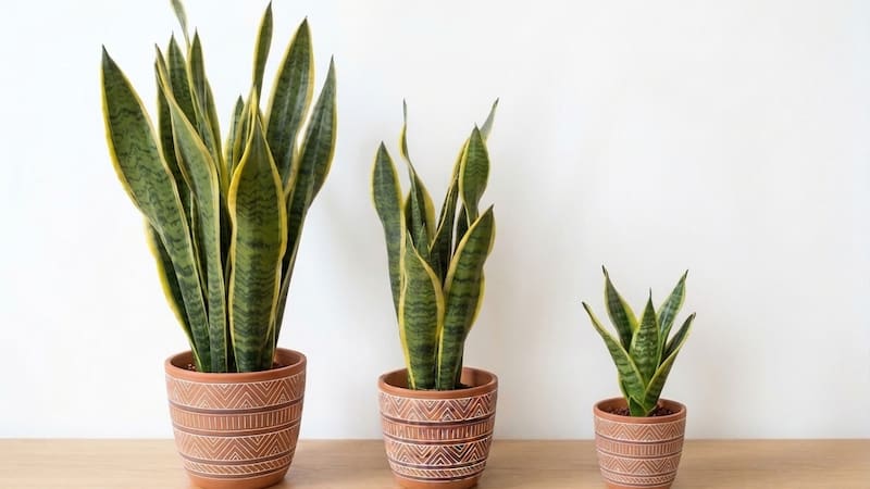 Cómo multiplicar la lengua de suegra para que nazcan nuevas plantas.