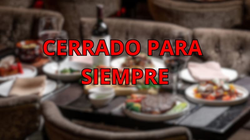 Este famoso restaurante cerró para siempre.