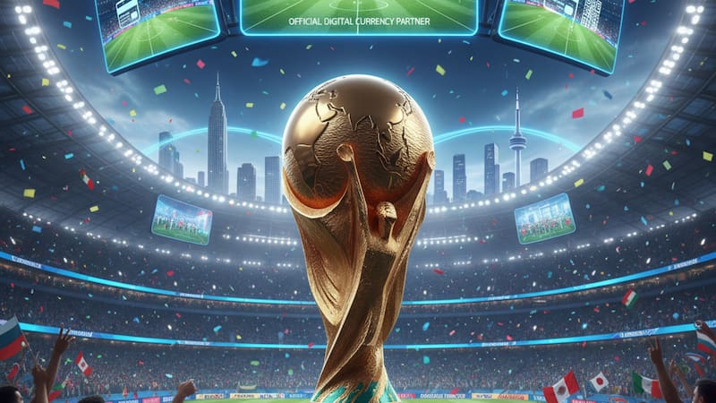 Reto sobre los pagos digitales en el Mundial 2026 en México. (Foto creada con IA)