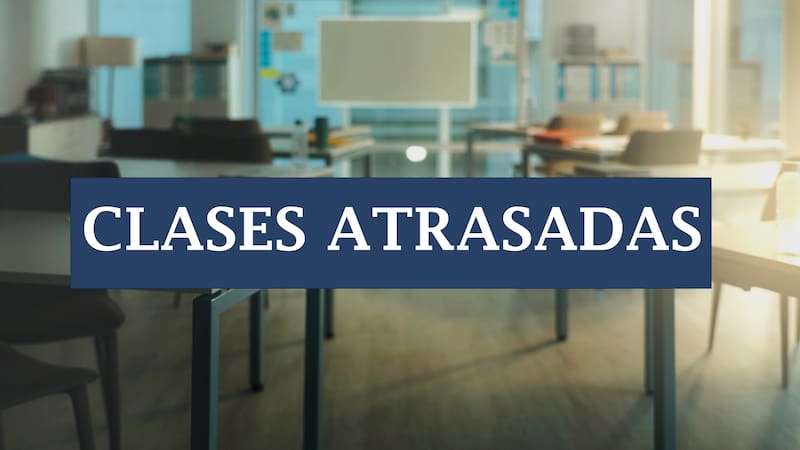 Retrasan el inicio a clases