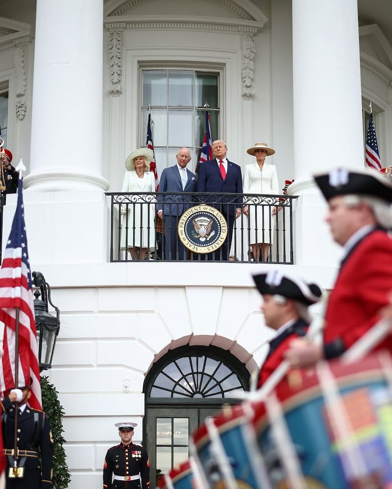 Las fotos de la visita del Rey Carlos III a Donald Trump.