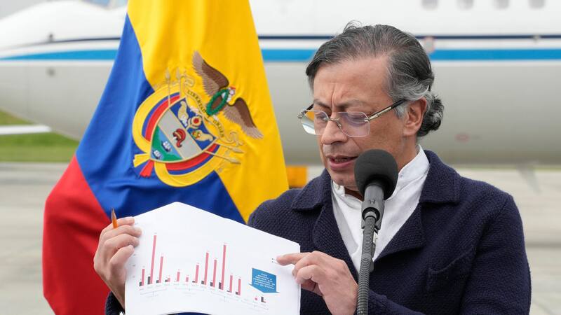 Colombia expulsa al embajador de Bolivia tras la salida de la embajadora Elizabeth García (Fuente: EFE/ Presidencia de Colombia).