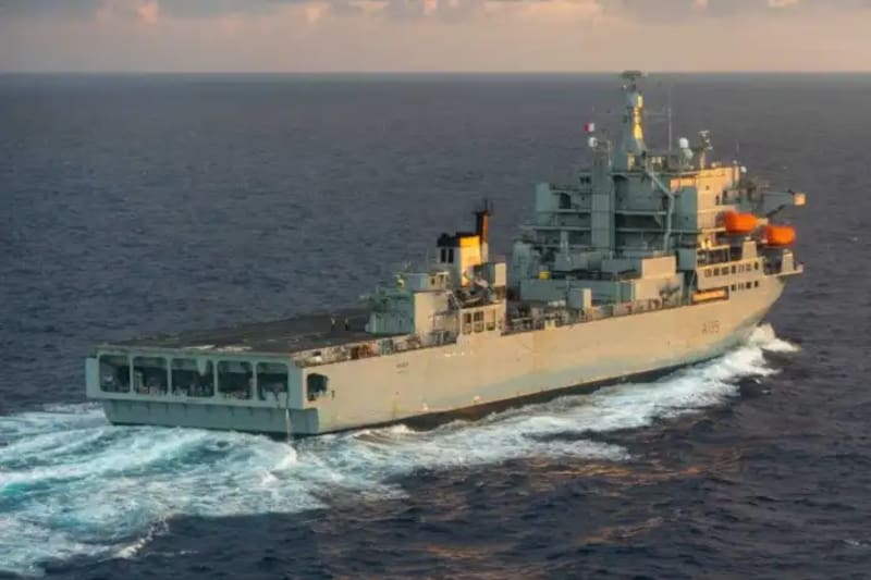El RFA Argus deja de estar disponible tras 40 años en actividad. Foto: Real Armada Británica
