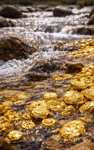 Bomba mundial: descubren un río con toneladas de oro y toda la fortuna queda en manos de un solo país