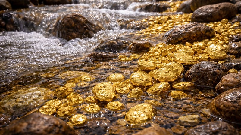 Descubren un río con toneladas de oro y le pertenece todo a un solo país.