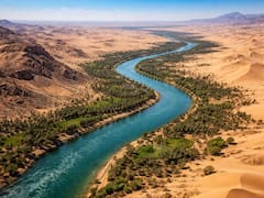 Construyen la obra más importante de la historia: crean un río de más de 130 km en el medio del desierto y es el máximo orgullo del país