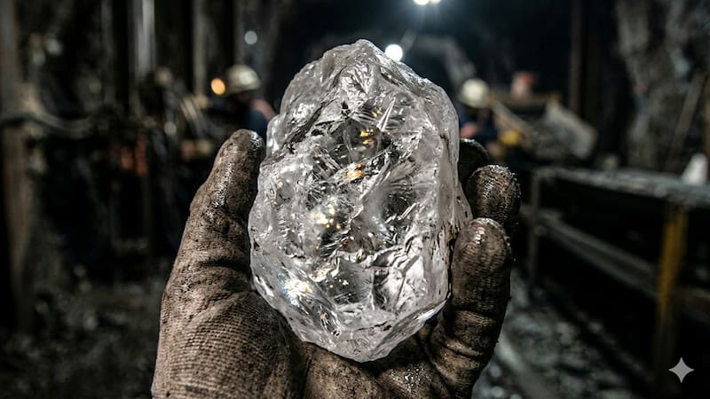 Rio Tinto descubre un excepcional diamante amarillo en su mina Diavik
