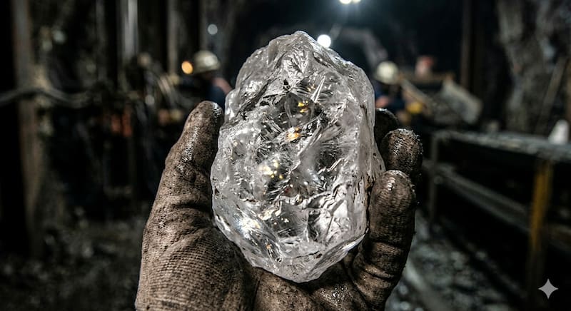 Rio Tinto descubre un excepcional diamante amarillo en su mina Diavik