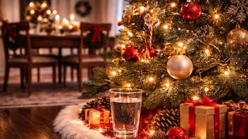 Ritual de Navidad: descubre qué sucede si colocas un vaso de agua debajo del árbol en Nochebuena