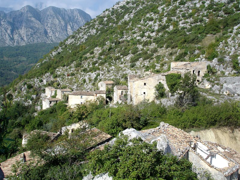 Rocchetta a Volturno, en Molise, un pueblo medieval de alrededor de 1.000 habitantes.