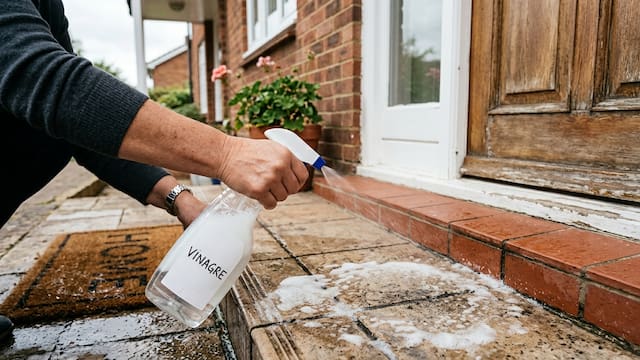 Rociar la puerta de casa con vinagre blanco, detergente líquido y bicarbonato de sodio: por qué lo recomiendan y para qué sirve
