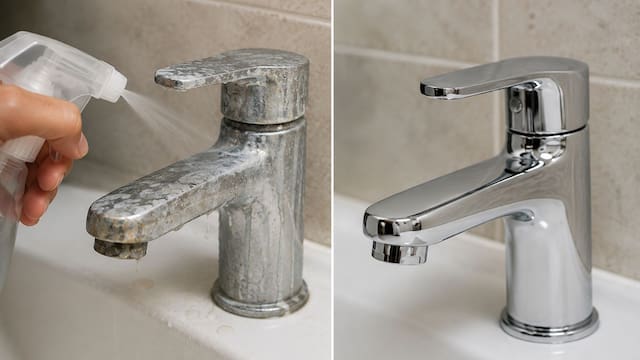 Rociar vinagre sobre las canillas del baño: para qué sirve y por qué lo recomiendan