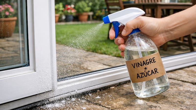 Rociar vinagre con azúcar en la puerta del patio y las ventanas: para qué sirve y por qué recomiendan hacerlo
Fuente: IA