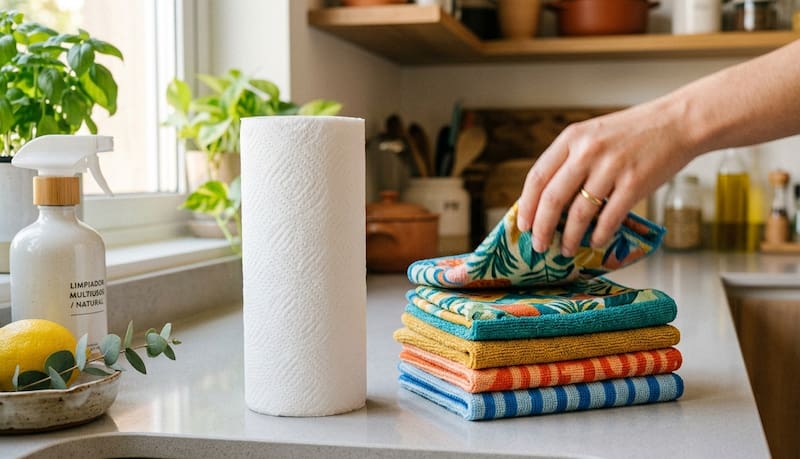 Adiós rollo de cocina: la nueva tendencia reutilizable.