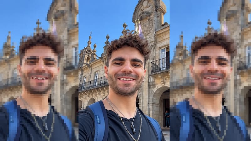 El creador de contenido se mudó a España con el propósito de recorrer las 50 provincias y dos ciudades autónomas del país de origen de su abuela (elaboración propia - TikTok).