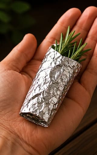 Llevar ramitas de romero envueltas con papel aluminio: para qué sirve y por qué lo recomiendan
