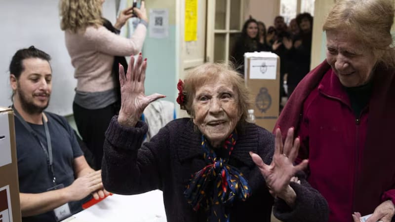 Rosa Micaela Puertas Quiroga, la mujer más longeva de Argentina.