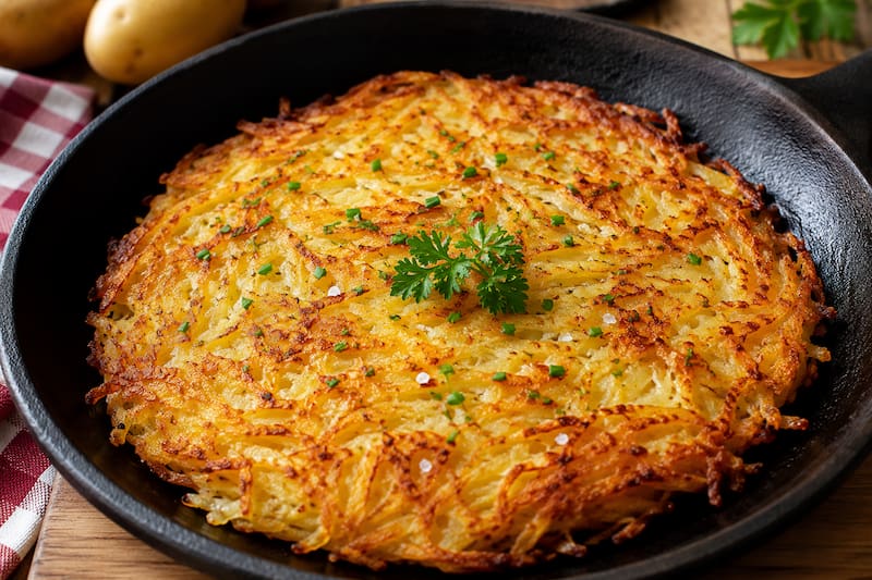 Tradicional receta de Suiza. Imagen representativa creada con IA