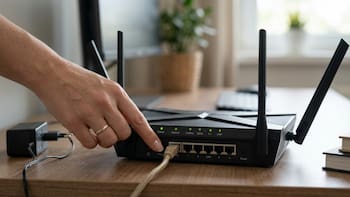 Mantener presionado el botón de encendido del router durante unos segundos: para qué sirve y cuándo conviene hacerlo