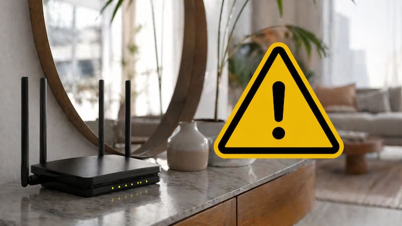 Por qué recomiendan nunca poner un espejo cerca del router del wifi y qué puede pasar si lo haces