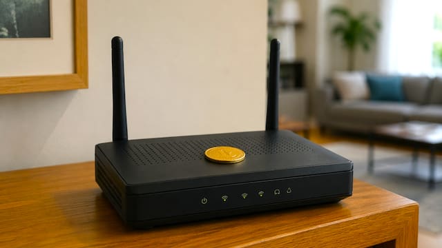 Poner una moneda en el router del WiFi: por qué lo recomiendan y para qué sirve