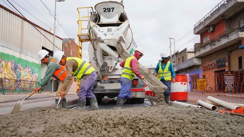 La pavimentación de la Ruta Provincial 4 está en su etapa final.