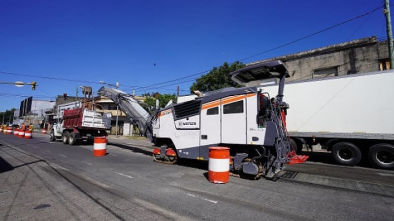 La pavimentación de la Ruta Provincial 4 está en su etapa final.