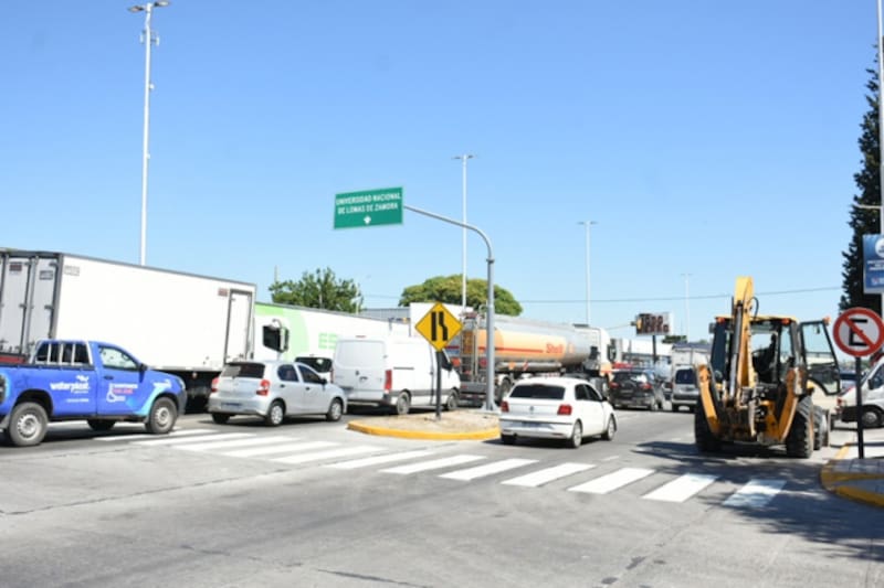 El avance de la obra en la Ruta provincial 4.