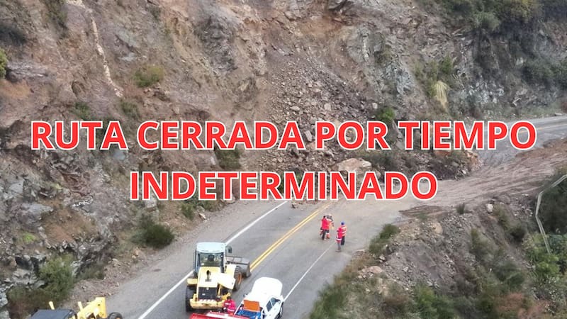 Una de las rutas más importantes del país queda cerrada por tiempo indeterminado: un desmoronamiento la bloquea por completo.