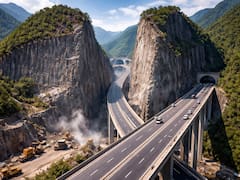 Construyen el puente más alto del mundo: la nueva ruta del país que reduce viajes de dos horas a solo minutos
