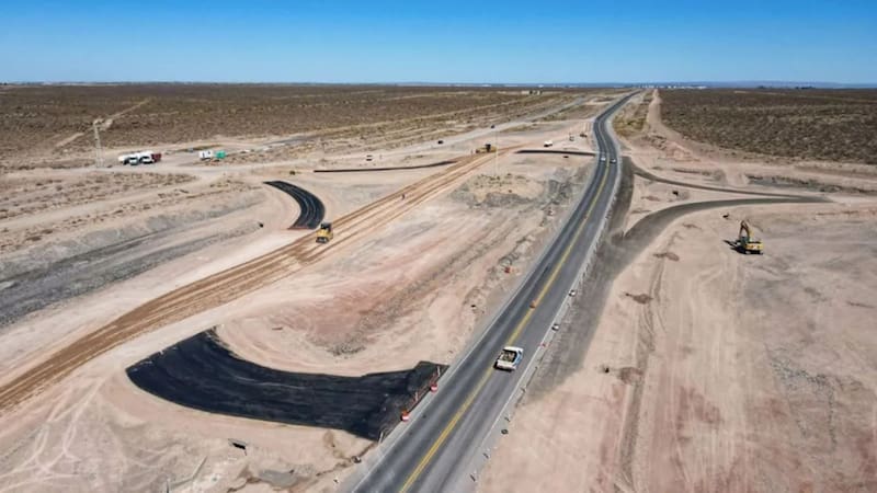 Ampliarán una ruta clave en la Patagonia que duplicará la capacidad de circulación. Foto: Neuquén informa.