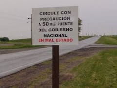 La Justicia obligó a Milei a reparar una ruta: ahora denuncian que el arreglo no duró ni tres meses