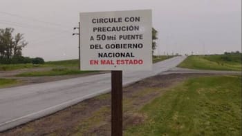 La Justicia obligó a Milei a reparar una ruta: ahora denuncian que el arreglo no duró ni tres meses