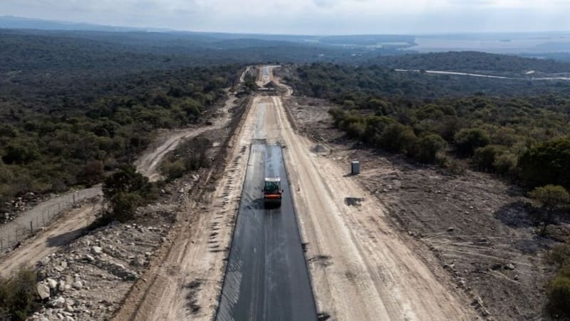 Avances en la obra.