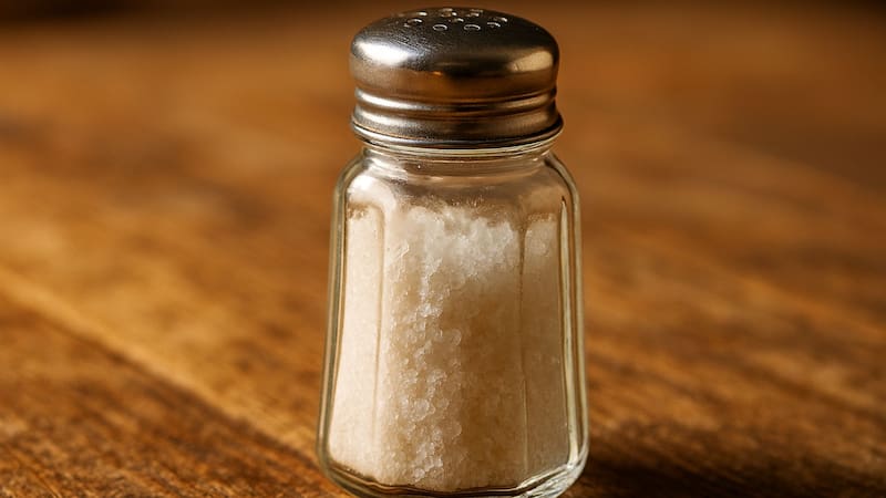 Ni arroz ni granos de café | El método más efectivo para eliminar la humedad del salero. Foto (IA)