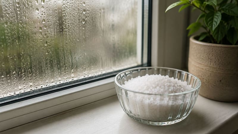 Poner un recipiente con sal gruesa cerca de la ventana: para qué sirve y por qué recomiendan hacerlo