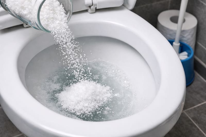 Tirar sal en inodoro una vez al día: para qué sirve y cuáles son sus beneficios