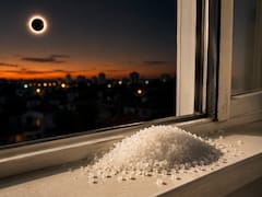 Para qué sirve poner sal en las ventanas durante el eclipse y por qué recomiendan retirarla cuando termine
