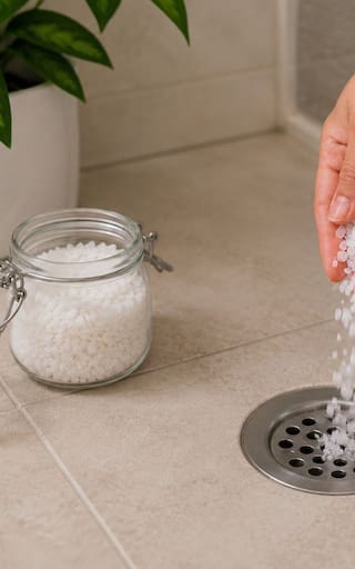 Poner sal gruesa en el desagüe del baño una vez por semana: para qué sirve y cuáles son sus beneficios