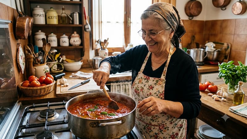 El secreto de las abuelas para sacarle la acidez a la salsa de tomate.