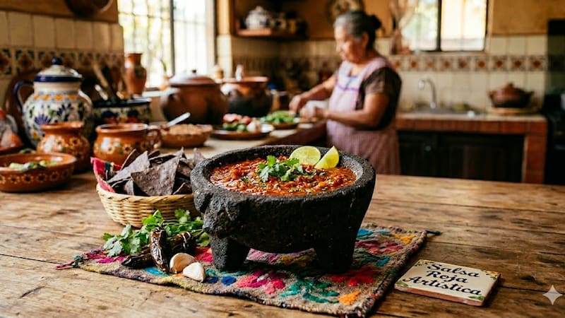 Salsa roja.