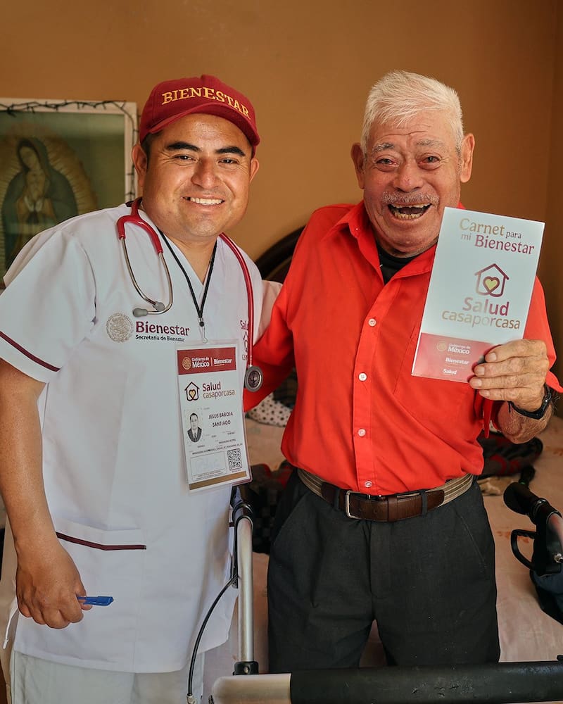 Salud Casa por Casa tiene como objetivo dar seguimiento a la salud de Adultos Mayores y Personas con Discapacidad