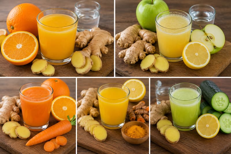 Los beneficios de estos shots no dependen solamente del jengibre, sino que varían según qué preparación se realice