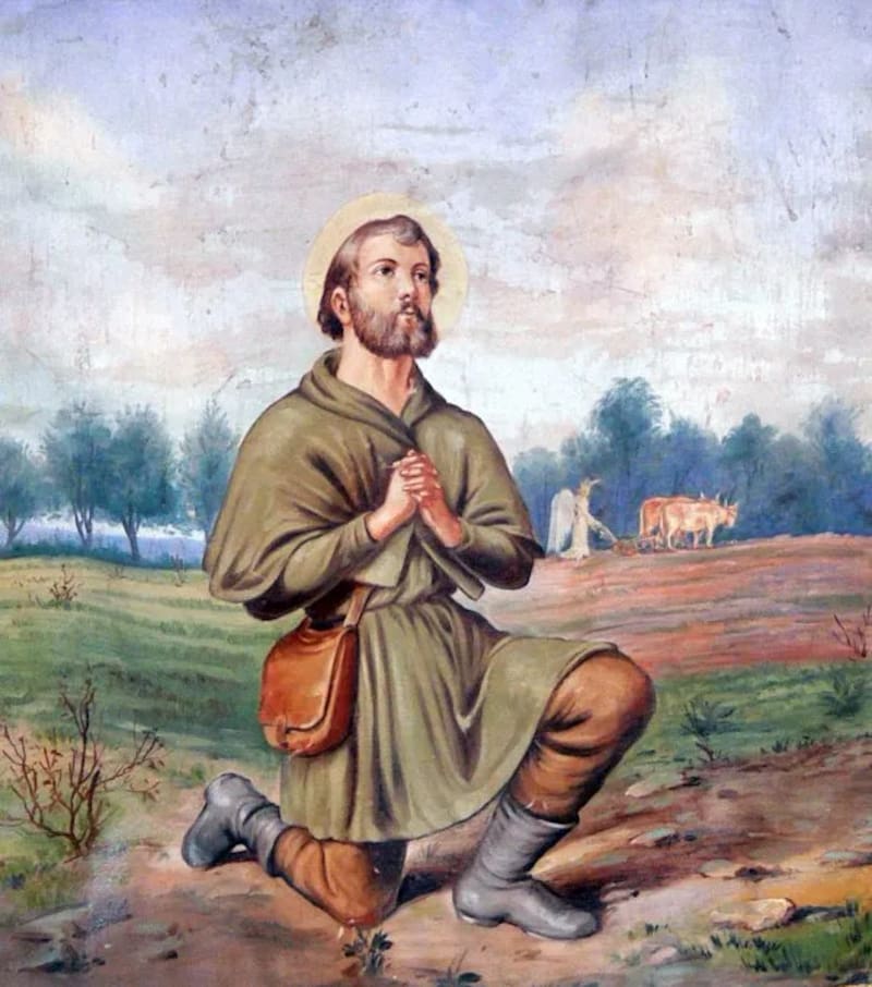 San Isidro Labrador se destacó por su fe cristiana y por su vida humilde dedicada al trabajo rural. Foto (Archivo)