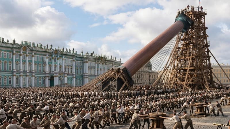 El gigante de 600 toneladas que 1.700 hombres lograron mover en San Petersburgo y que pone en jaque a la ciencia moderna.