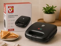 Tiendas D1 incorpora una sandwichera compacta que ahorra espacio y cuesta menos de $50.000