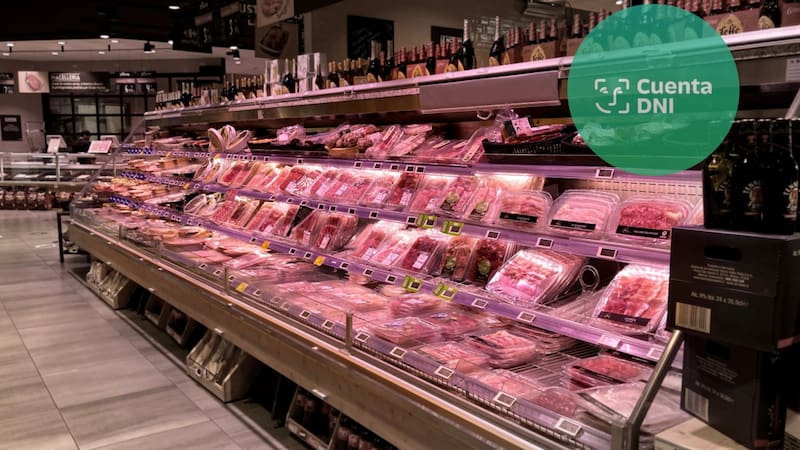 Sanremo, Italy, 08.14.2023 Salami, ham and Prosciutto at grocery store side view. Editorial photo can be use by designers, marketing managers and architects.