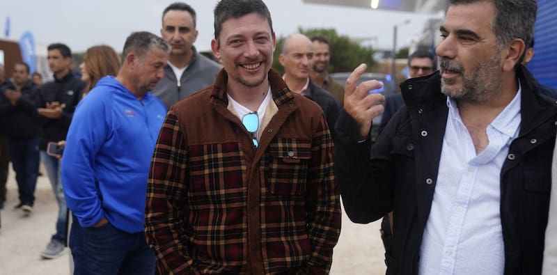 Santiago Caputo y Cristian Ritondo en Pinamar el fin de semana