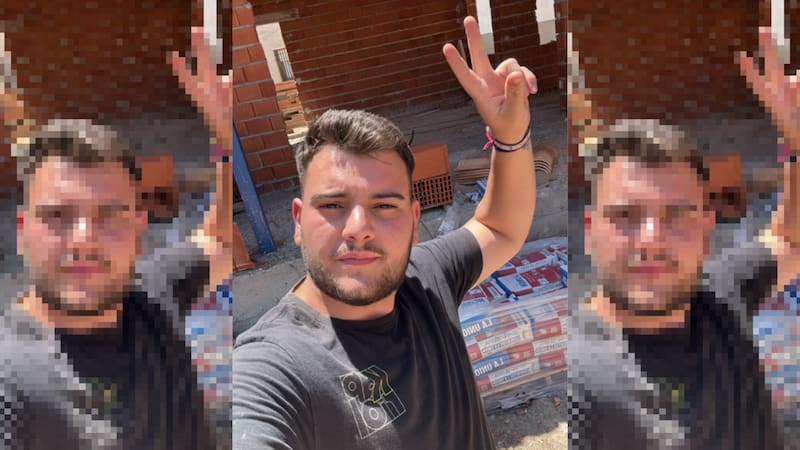 Santiago Carpintero, albañil español de 22 años.