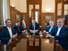 Santilli recibió a la primera tanda de gobernadores: zonas frías, zonas cálidas y rutas